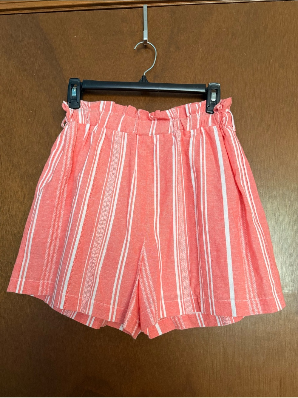 Mi Ami Striped Paperbag Shorts